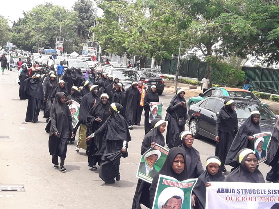  free zakzaky protest in abuja on wed 19th of june 2019